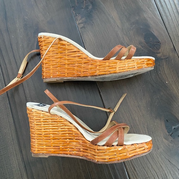 Kate Spade Raffia Platform Shoes - Picture 3 of 5
